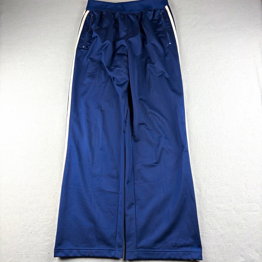 Vintage 2002 Adidas 3 Stripe Track Pants Navy Blue Y2K Size Large